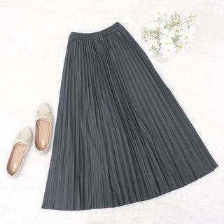 Plain Pleated Skirt