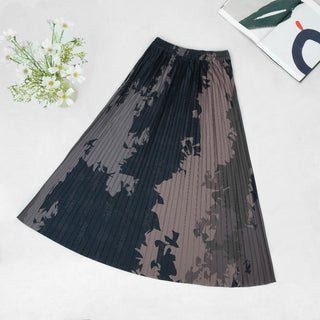 Pleated Skirt with Hidden Pocket